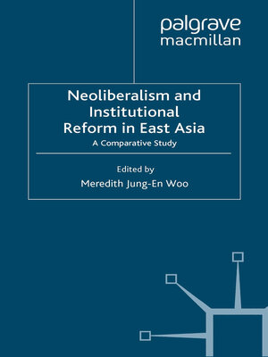 cover image of Neoliberalism and Institutional Reform in East Asia